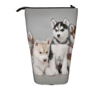 gawuoab Trousse à Crayons Husky avec Support télescopique pour Crayons