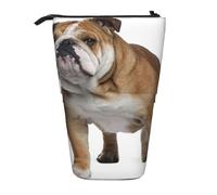 gawuoab Trousse à Crayons télescopique English-Bulldog, étui à Crayons sur Pied