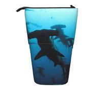 gawuoab Trousse à Crayons télescopique imprimée Requins-marteaux