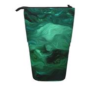 gawuoab Trousse télescopique Emerald Green, étui à Crayons sur Pied