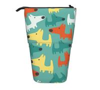 gawuoab Trousse télescopique en Forme de Chiot Mignon et drôle, avec Support pour Crayons.