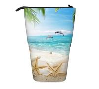 gawuoab Trousse télescopique imprimée Starfish Beach Sea Palms