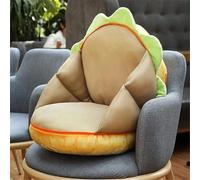 Gaxcent Grand Coussin De Hamburger Simulation 3D, Chaise Burger Fromage en Peluche Dessin Animé Siège Nourriture Créative Dos Pain Farci Moelleux, 40Cm,A
