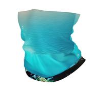 GaxfjRu Cache-cou multi-usage avec imprimé paysage sous-marin pour homme et femme, masque d'été pour le travail, la course à pied, le sport