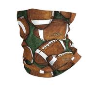 GaxfjRu Cache-cou multi-usage pour homme et femme - Motif football vert - Pour le travail, la course à pied, le sport
