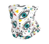 GaxfjRu Cache-cou multi-usage pour homme et femme - Motif yeux - Pour le travail, la course à pied, le sport
