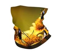 GaxfjRu Cache-cou Rural Honey Bees imprimé fleurs rafraîchissantes multi-usage pour homme et femme Masque facial d'été pour le travail, la course à pied et le sport