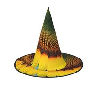 GaxfjRu Chapeau de sorcière avec imprimé tournesol « You Are My Sunshine », accessoire de costume de sorcière pour Halloween, cosplay, fête, décoration de vacances 3 pièces