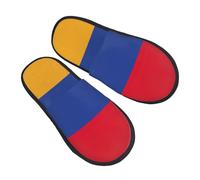 GaxfjRu Chaussons d'hiver en peluche avec drapeau de l'Arménie - Pour l'intérieur - Doux et chaud - Pour invités et maison - Unisexe