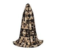 GaxfjRu Costume de sorcière de berger allemand pour Halloween, costume de la Renaissance, robe de costume de cosplay