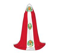GaxfjRu Costume de sorcière du Pérou pour Halloween, costume de la Renaissance, robe de costumade, cape