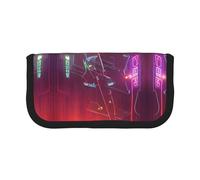 GaxfjRu Darts Arrows Furture Trousse à crayons en toile à pois pour pique-nique et usage quotidien Trousse de maquillage Porte-crayons