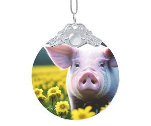 GaxfjRu Décoration de Noël en forme de cochon de viol pour sapin de Noël, taille unique