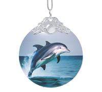 GaxfjRu Décoration d'intérieur en forme de dauphin mignon - Pendentif à suspendre pour sapin de Noël