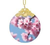 GaxfjRu Décorations de Noël en fleurs de cerisier - Pendentif à suspendre pour sapin de Noël