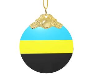 GaxfjRu Drapeau du Sultanat de Burongan Décorations de Noël Décorations de Noël Ornements, Pendentif Arbre de Noël à Suspendre Cadeau pour la joie des Fêtes, taille unique