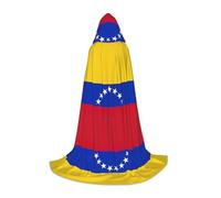 GaxfjRu Drapeau du Venezuela - Costume de sorcière pour Halloween, costume de renaissance, robe de costumade, cape