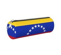 GaxfjRu Étui en cuir avec fermeture éclair Motif drapeau du Venezuela