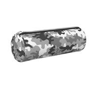 GaxfjRu Étui en cuir avec fermeture éclair pour stylos à bille et stylos roller Motif camouflage numérique