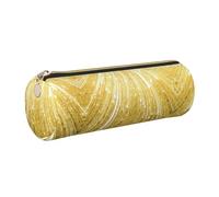 GaxfjRu Étui en cuir souple avec fermeture éclair pour stylos à bille et crayons Doré