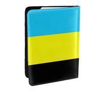GaxfjRu Étui portefeuille pour passeport avec imprimé drapeau du Sultanat de Burongan pour voyage, organiseur de voyage pour cartes de crédit, carnet de passeport, Noir , Taille unique