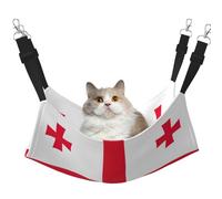 GaxfjRu Flag Of Georgia Hamac réglable en velours pour chaton