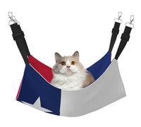 GaxfjRu Flag Of Texas Hamac réglable en velours pour chatons