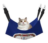 GaxfjRu Flag Of Virginia Hamac réglable pour chat Perchoir pour fenêtre en velours confortable pour chatons