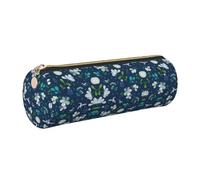 GaxfjRu Grass and Dove Étui en cuir avec fermeture éclair pour stylos à bille et crayons Grain doux