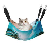 GaxfjRu Hamac réglable en velours pour chatons et chatons sur le thème de l'océan tropical