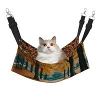 GaxfjRu Hamac réglable Hello Autumn pour chat, perchoir pour fenêtre, confortable en velours pour animal domestique et salon pour chatons