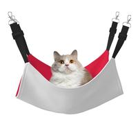 GaxfjRu Hamac réglable pour chat avec drapeau polonais - Perchoir pour fenêtre - En velours confortable - Pour chatons