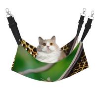 GaxfjRu Honey Bees Hamac réglable pour chat Perchoir pour fenêtre, confortable en velours pour animal domestique