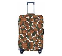 GaxfjRu Housse de protection pour valise de voyage motif football vert lavable anti-rayures, Noir , XL