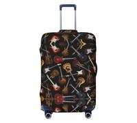 GaxfjRu Housse de protection pour valise, housse de protection pour valise, housse de bagage lavable, anti-rayures, Noir , S