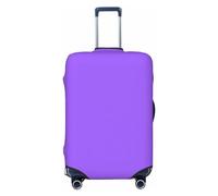 Gaxfjru Housse de protection pour valise, lavable, anti-rayures, couleur unie violet clair, Noir , S