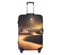 Gaxfjru Housse de protection pour valise, lavable, anti-rayures, motif désert du Sahara, Noir , M