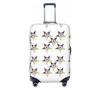 Gaxfjru Housse de protection pour valise, lavable, anti-rayures, motif étoiles orientales, Noir , S