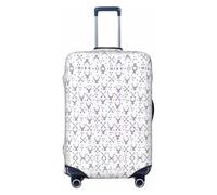 GaxfjRu Housse de protection pour valise, motif flèches, triangles et cerfs - Lavable - Anti-rayures, Noir , XL