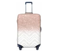 GaxfjRu Housse de valise à joli motif pailleté, housse de valise pour bagages, garde vos bagages sécurisés et élégants, housses de bagages pour valise, approuvées par la TSA, Noir , M