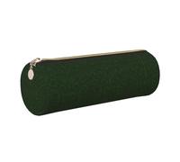 GaxfjRu Hunter Étui en cuir avec fermeture éclair Motif pétales floraux Vert