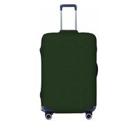 GaxfjRu Hunter Housse de protection pour valise de voyage lavable et anti-rayures Motif pétales de fleurs Vert, Noir , M