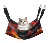 GaxfjRu Kilauea Volcanos - Lit réglable pour chat - Perchoir pour fenêtre - En velours confortable - Pour chatons