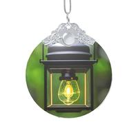 GaxfjRu Luciole et lanterne de Noël Décorations de Noël Ornements de décoration de maison, pendentif de sapin de Noël à suspendre pour la joie des fêtes