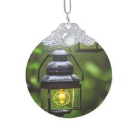 GaxfjRu Lucioles et lanternes de Noël Décorations de Noël Ornements de décoration de maison, pendentif de sapin de Noël à suspendre pour la joie des vacances