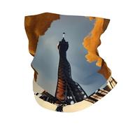 GaxfjRu Magnifique tour de cou Tour Eiffel Paris imprimé rafraîchissant multi-usage pour homme et femme, masque d'été pour le travail, la course à pied, le sport