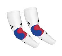 GaxfjRu Manchons de bras rafraîchissants pour homme et femme Drapeau de la République de Corée - Respirant, protection solaire UV, manches de sport pour femme