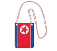 GaxfjRu Mini sac à bandoulière avec dragonne pour téléphone portable imprimé drapeau coréen pour la course, la marche, la randonnée et le vélo, rose, Taille unique