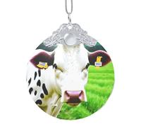 GaxfjRu Motifs de vache - Décorations de Noël à suspendre pour sapin de Noël