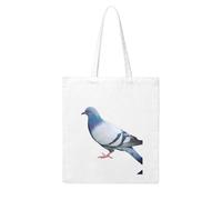 GaxfjRu Pigeon Sac fourre-tout en toile écologique - Sacs fourre-tout réutilisables par sublimation pour le shopping, l'école, et plus encore, beige, Taille unique